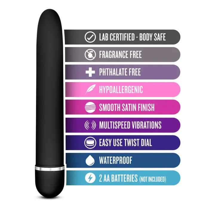 Blush Novelties Rose Luxuriate Black Vibrators Blush Novelties Rose Luxuriate Black Vibrators