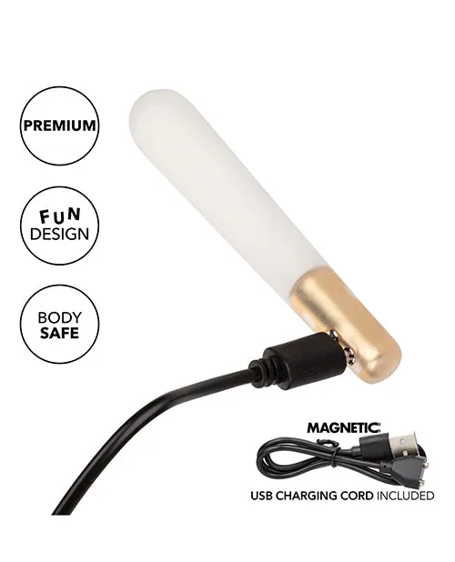 CalExotics Vibrators Naughty Bits Smoke Show Mini Joint Vibe White