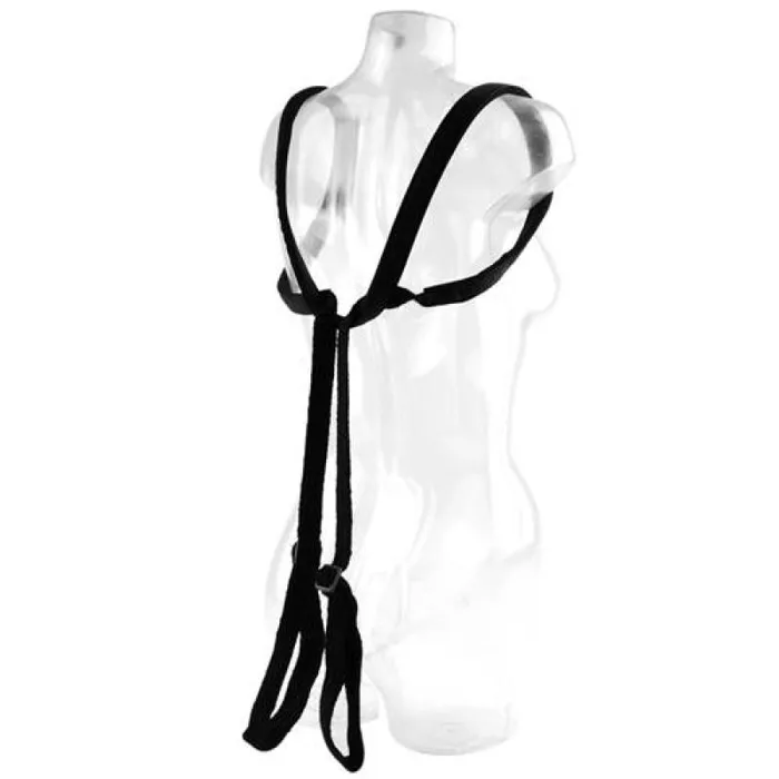 Couples Pipedream Fetish Fantasy Series GiddyUp Harness Black Couples Pipedream Fetish Fantasy Series GiddyUp Harness Black