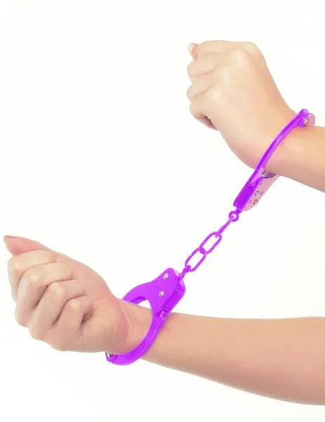 Couples The Pleasure Parlor Neon Metal Cuffs
