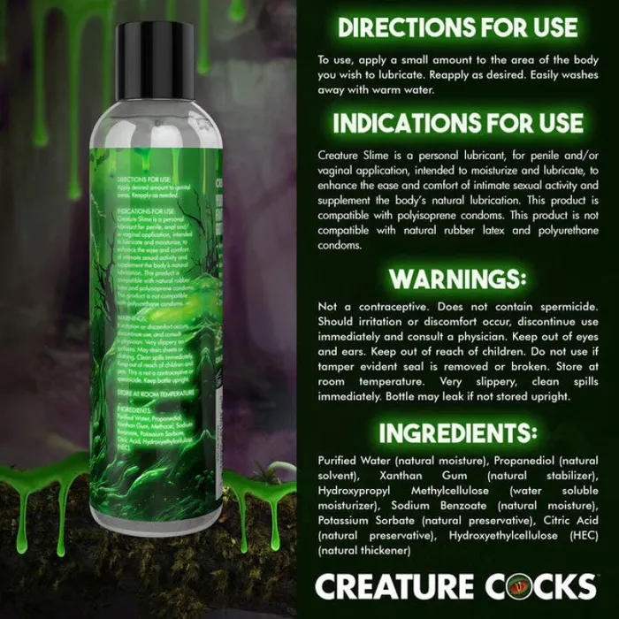Creature Slime Water Based Lubricant 8oz Xr Brands Creature Cocks Lubricants Creature Slime Water Based Lubricant 8oz Xr Brands Creature Cocks Lubricants