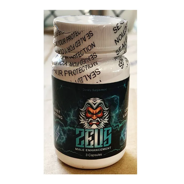 Enhancers G and N Works A 3 Pack of Zeus Pills For Men