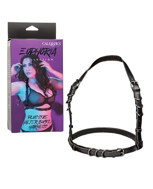 Euphoria Collection Plus Size Halter Buckle Harness CalExotics Plus Size