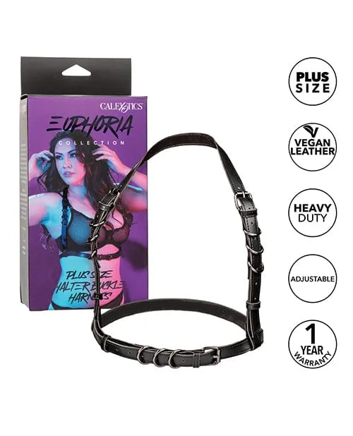 Euphoria Collection Plus Size Halter Buckle Harness CalExotics Plus Size