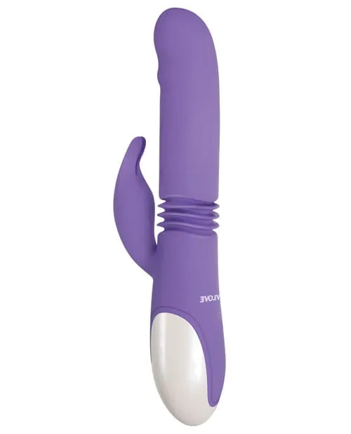 Evolved Novelties Vibrators Evolved Thick Thrust Bunny Dual Stim Rechargeable Purple Evolved Novelties Vibrators Evolved Thick Thrust Bunny Dual Stim Rechargeable Purple