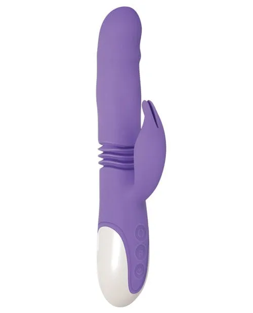 Evolved Novelties Vibrators Evolved Thick Thrust Bunny Dual Stim Rechargeable Purple Evolved Novelties Vibrators Evolved Thick Thrust Bunny Dual Stim Rechargeable Purple