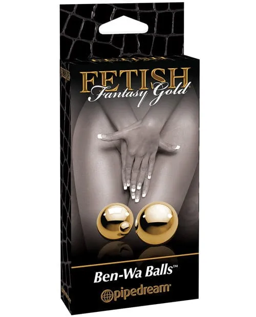Fetish Fantasy Gold Ben Wa Balls Pipedream Products Female Sex Toys