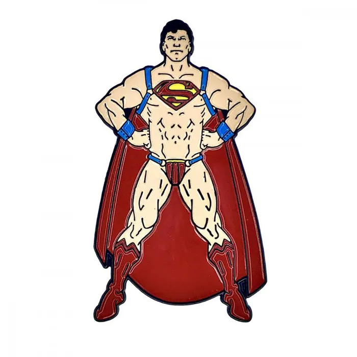 Geeky Kinky Geeky Kinky Clark Daddy Superman Enamel Pin Vibrators