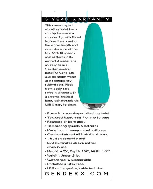 Gender X Vibrators Gender X Ocone Teal Gender X Vibrators Gender X Ocone Teal