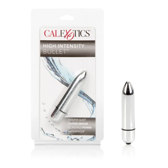 High Intensity Bullet Silver CalExotics Female Sex Toys High Intensity Bullet Silver CalExotics Female Sex Toys