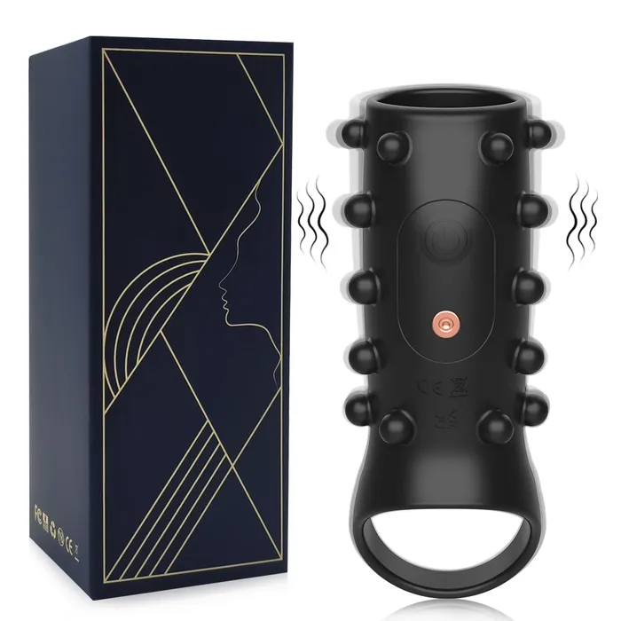 honeysx Male Sex Toys LeiLu Delay Trainer Vibrating Penis Cock Ring
