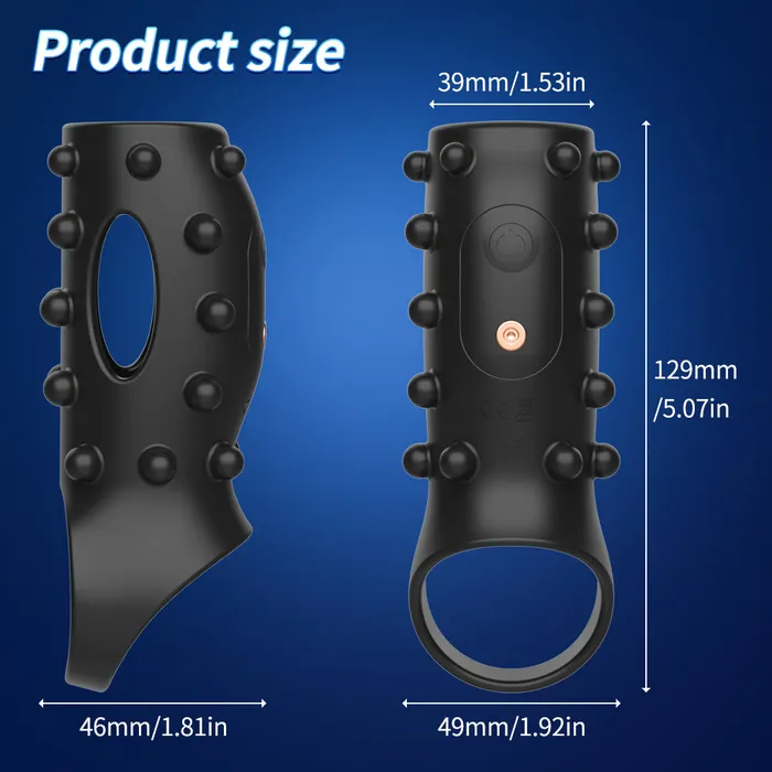 honeysx Male Sex Toys LeiLu Delay Trainer Vibrating Penis Cock Ring