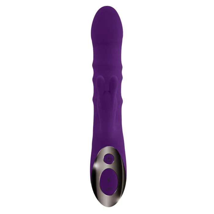 Hop to It Rabbit Vibrator Dark Purple Playboy Vibrators Hop to It Rabbit Vibrator Dark Purple Playboy Vibrators
