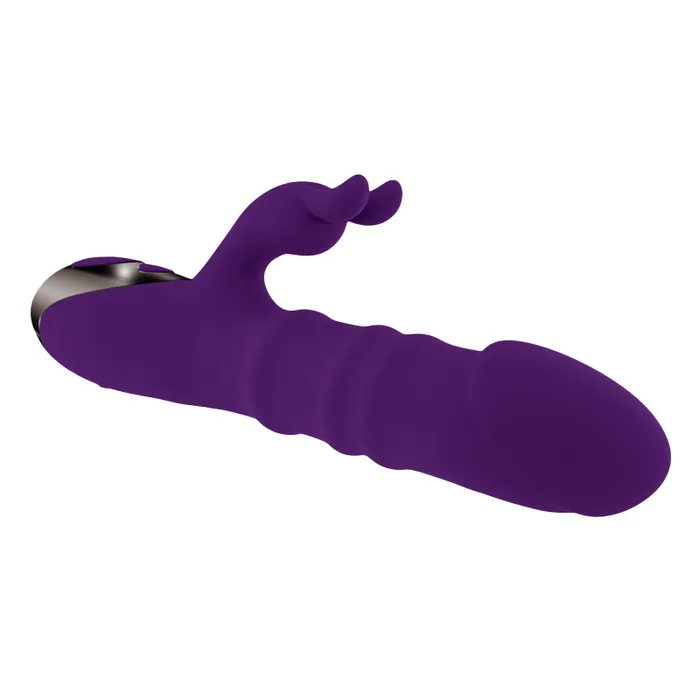 Hop to It Rabbit Vibrator Dark Purple Playboy Vibrators Hop to It Rabbit Vibrator Dark Purple Playboy Vibrators