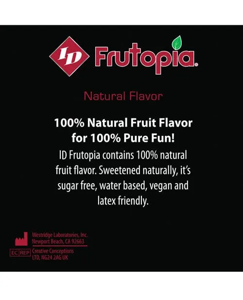 Id Frutopia Natural Lubricant ID Sexual Health Wellbeing Id Frutopia Natural Lubricant ID Sexual Health Wellbeing