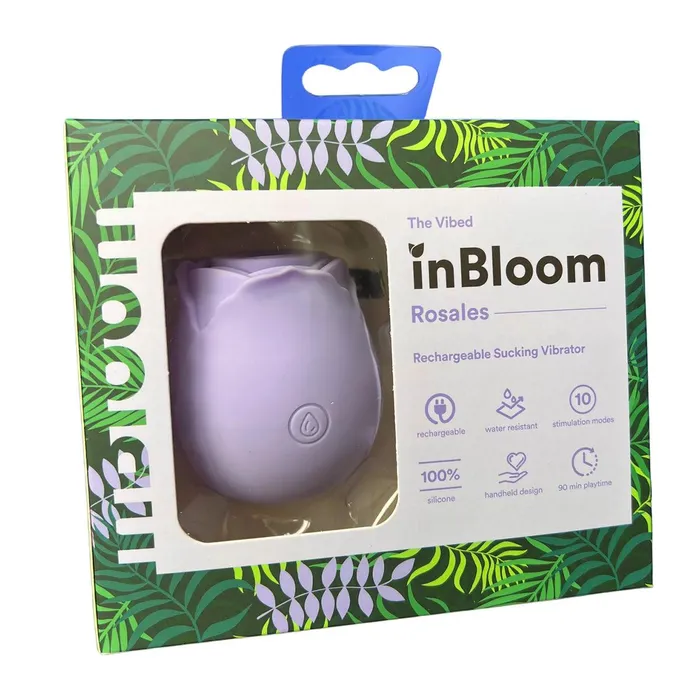 InBloom Vibrators InBloom Rosales Sucking Vibrator Lavender