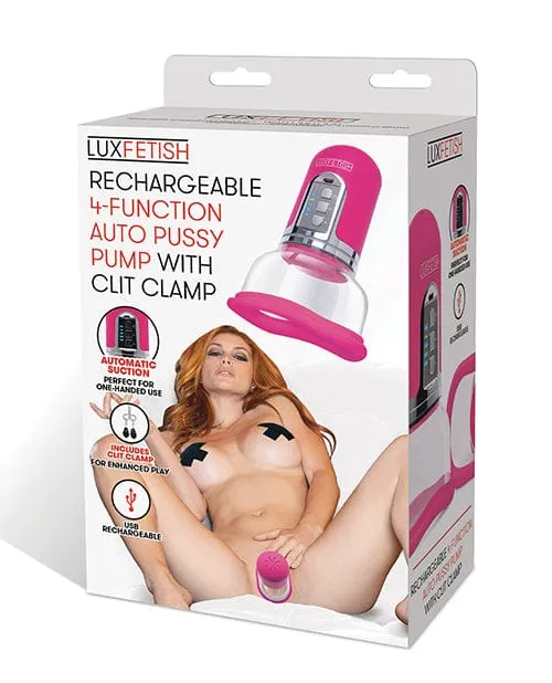 Lux Fetish Lux Fetish Pussy Pump with clit Clamp Female Sex Toys