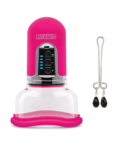 Lux Fetish Lux Fetish Pussy Pump with clit Clamp Female Sex Toys Lux Fetish Lux Fetish Pussy Pump with clit Clamp Female Sex Toys