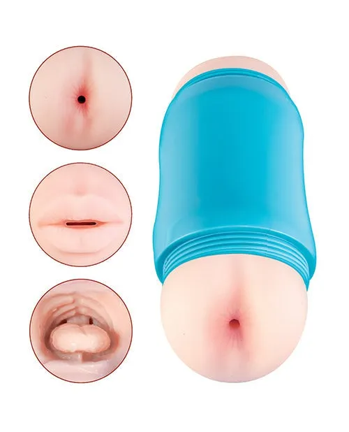Male Sex Toys Delite Two Ways Mouth Ass Masturbator White Nasstoys Male Sex Toys Delite Two Ways Mouth Ass Masturbator White Nasstoys