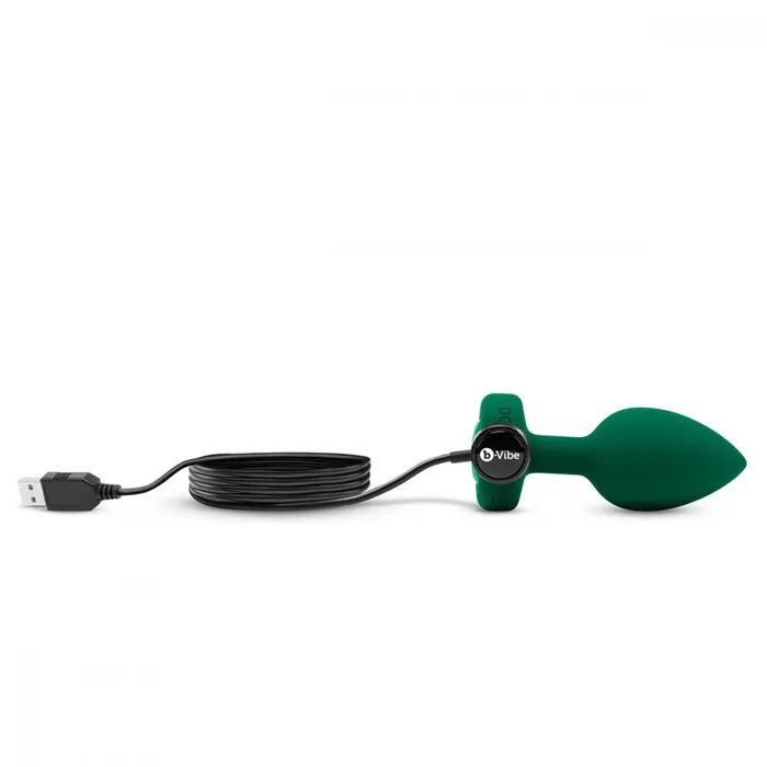 Male Sex Toys EntrenueELD bVibe Vibrating Jewel Butt Plug MediumLarge