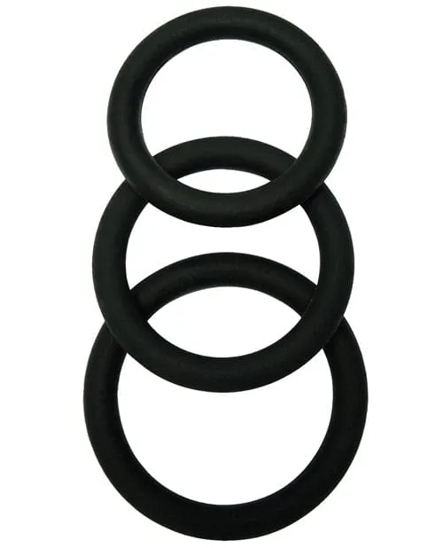 Male Sex Toys Malesation Malesation Cock Ring Set Pack Of 3 Black Male Sex Toys Malesation Malesation Cock Ring Set Pack Of 3 Black