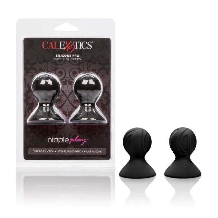 Nipple Play Silicone Pro Nipple Suckers Black CalExotics Anal Nipple Play Silicone Pro Nipple Suckers Black CalExotics Anal
