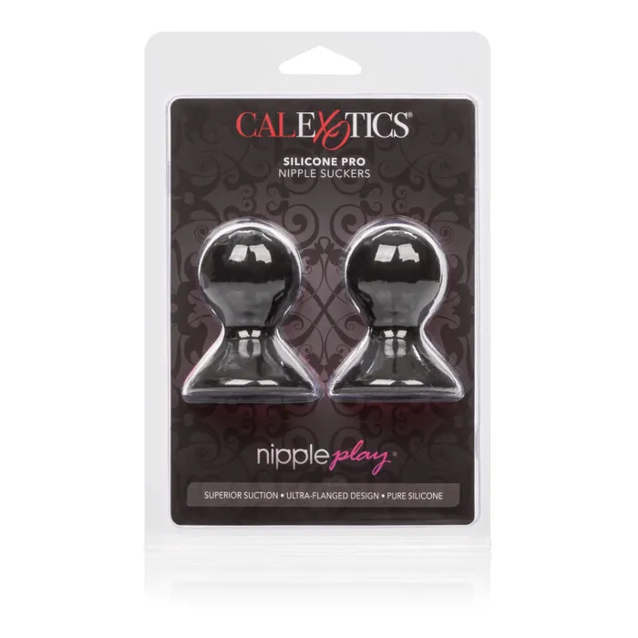 Nipple Play Silicone Pro Nipple Suckers Black CalExotics Anal Nipple Play Silicone Pro Nipple Suckers Black CalExotics Anal