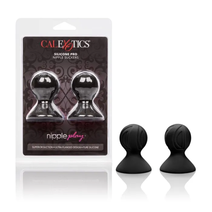 Nipple Play Silicone Pro Nipple Suckers Black CalExotics Anal Nipple Play Silicone Pro Nipple Suckers Black CalExotics Anal