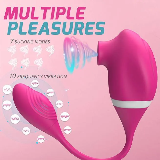 PHANXY Nipple Clitoral Sucking Vibrator with vibrating egg PHANXY Female Sex Toys