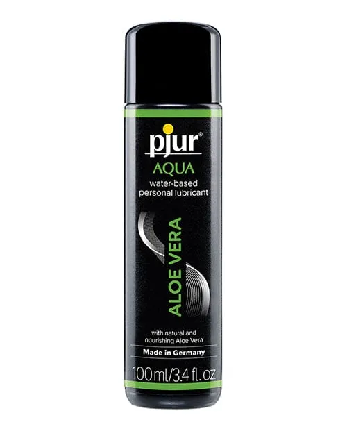 Pjur Lubricants Pjur Aqua Aloe Vera Water Based Personal Lubricant 100 Ml Bottle Pjur Lubricants Pjur Aqua Aloe Vera Water Based Personal Lubricant 100 Ml Bottle