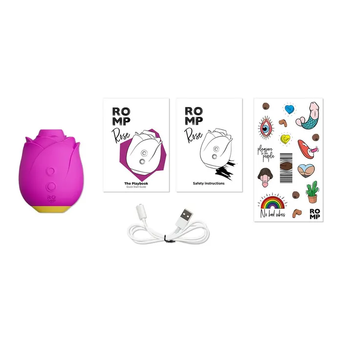 ROMP Vibrators ROMP Rose Clitoral Stimulator Pink