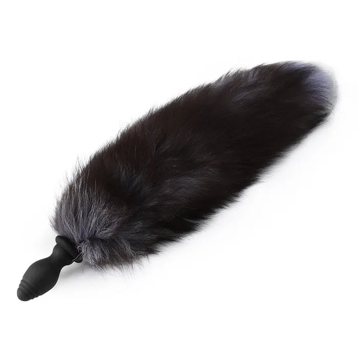 RUNYU Male Sex Toys Runyu Silicone vibrating anal plug can replace fox tail hair