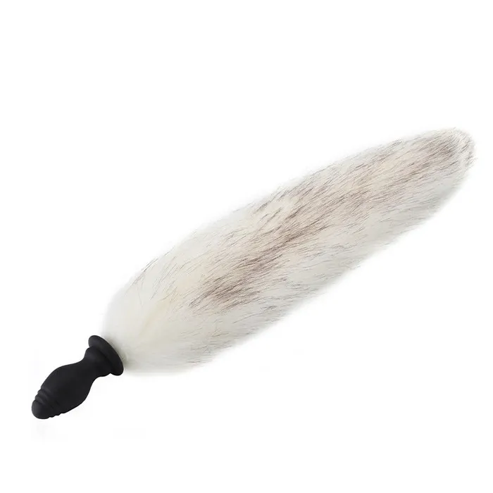 RUNYU Male Sex Toys Runyu Silicone vibrating anal plug can replace fox tail hair