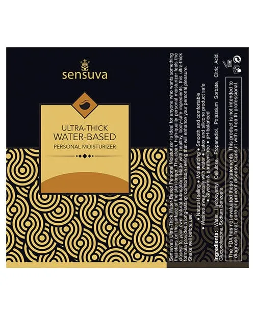 Sensuva Valencia Naturals Female Sex Toys Sensuva Ultra Thick Water Based Personal Moisturizer Sensuva Valencia Naturals Female Sex Toys Sensuva Ultra Thick Water Based Personal Moisturizer