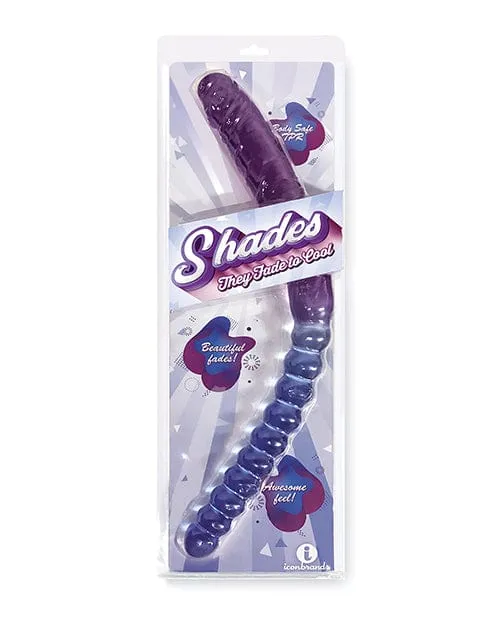 Shades Jelly Tpr Gradient Double Dong Icon Brands INC Dildos Shades Jelly Tpr Gradient Double Dong Icon Brands INC Dildos
