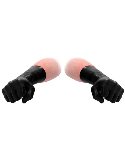 Shots America Vibrators Shots Fist It Latex Short Gloves Black Shots America Vibrators Shots Fist It Latex Short Gloves Black