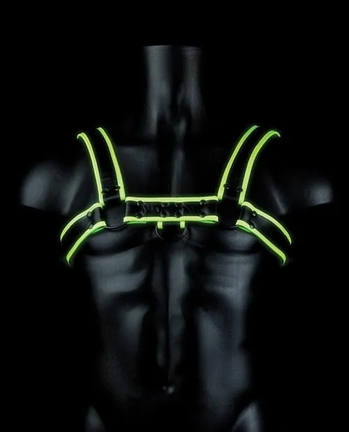 Shots Ouch Chest Bulldog Harness Glow In The Dark Shots America Dildos Shots Ouch Chest Bulldog Harness Glow In The Dark Shots America Dildos