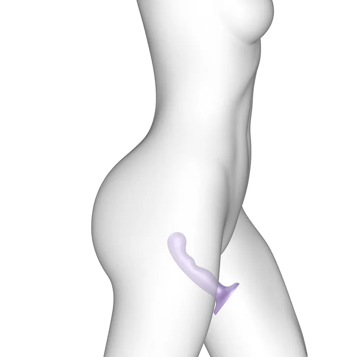 StrapOnMe Female Sex Toys StrapOnMe PG Plug Dildo Metallic Lilac