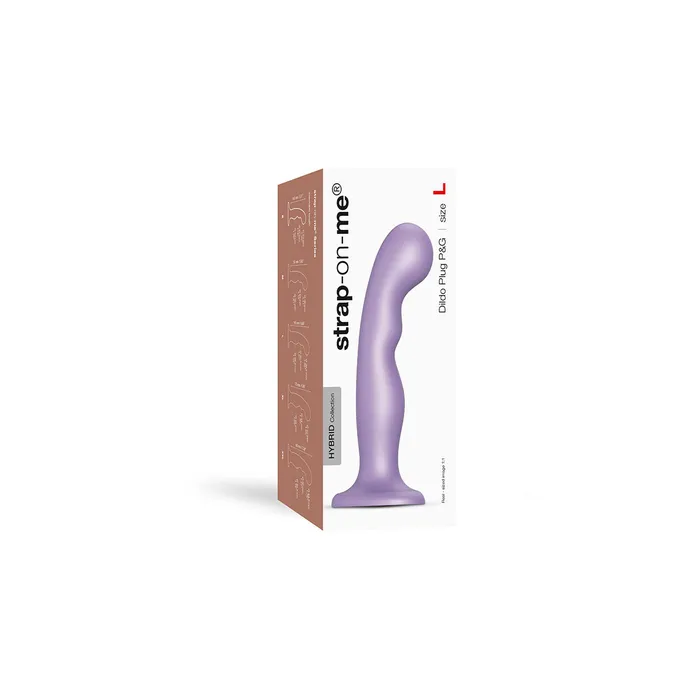 StrapOnMe Female Sex Toys StrapOnMe PG Plug Dildo Metallic Lilac