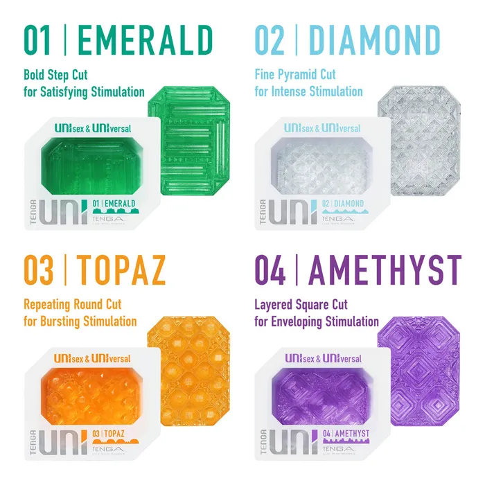 TENGA Enhancers Tenga Uni Variety Pack