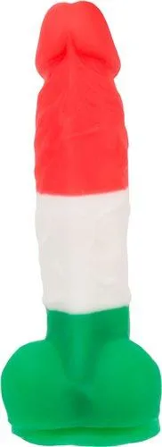 The Pleasure Parlor Leonardo MultiColored 7 Soft Suction Cup Dildo Dildos