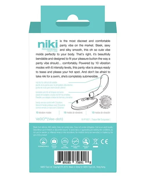 VeDO Niki Rechargeable Panty Vibe VeDO Vibrators VeDO Niki Rechargeable Panty Vibe VeDO Vibrators