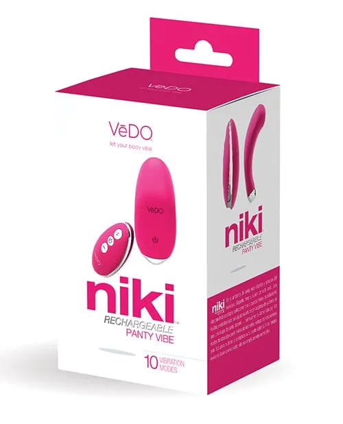 VeDO Niki Rechargeable Panty Vibe VeDO Vibrators VeDO Niki Rechargeable Panty Vibe VeDO Vibrators