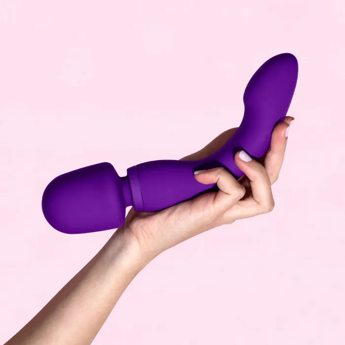 Vibrators BLUSH BlushDual Sense 10 Function Massage Wand With RumbleTech