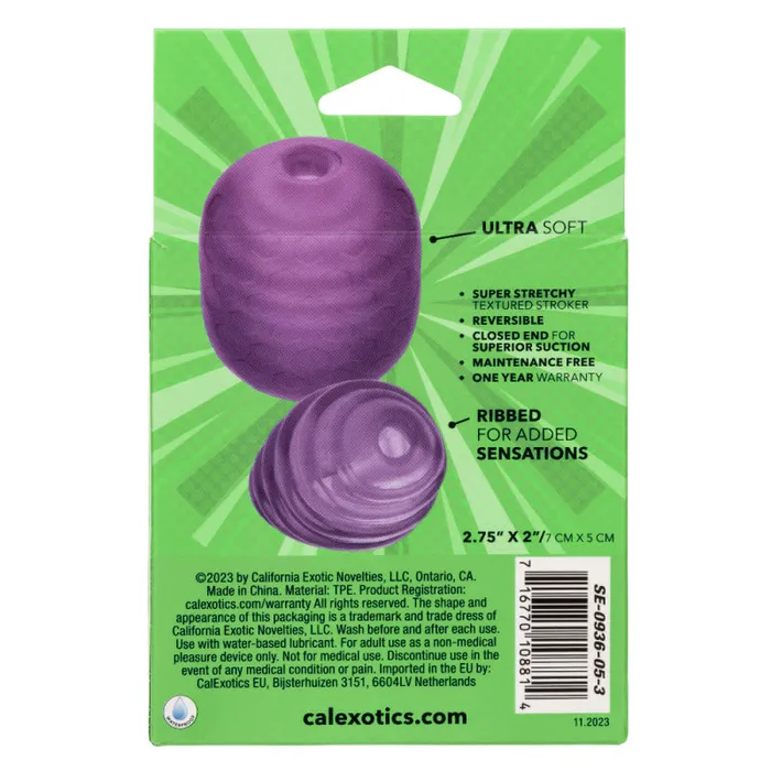Vibrators Calexotics Pop Sock Textured Purple Vibrators Calexotics Pop Sock Textured Purple
