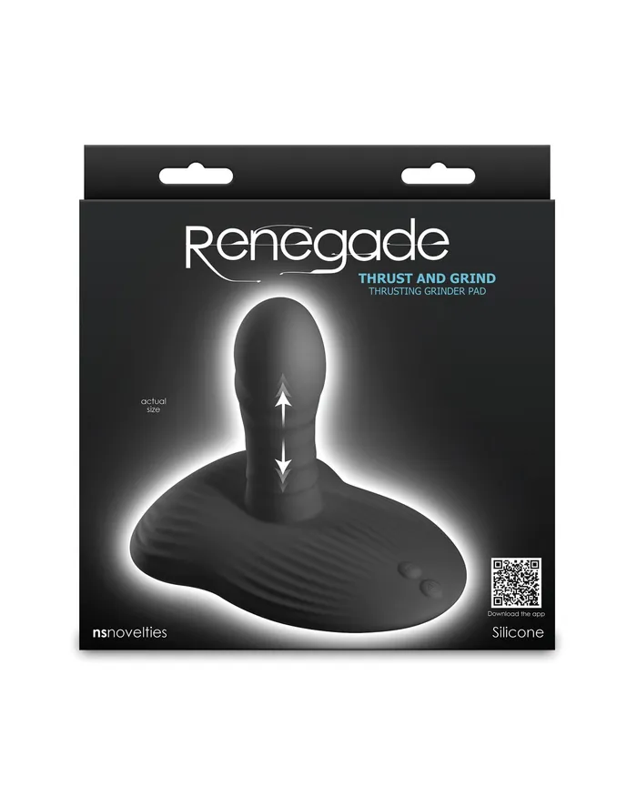 Vibrators NS Novelties Renegade Thrust Grind Thrusting Grinder Pad Black