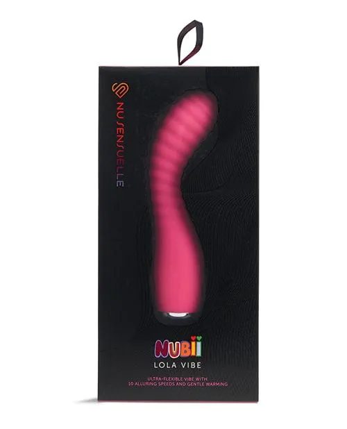 Vibrators Nu Sensuelle Nu Sensuelle Lola Nubii Flexible Warming Vibe
