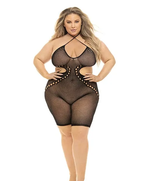 Vibrators Rene Rofe Pink Lipstick Fill Me In Bodystocking