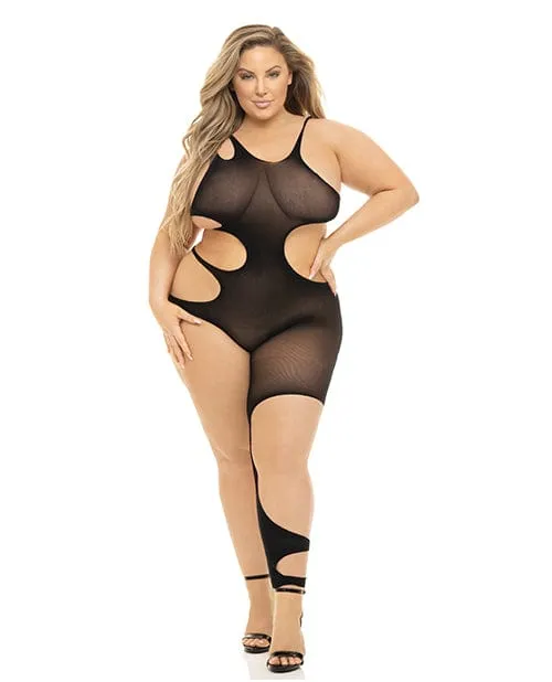 Vibrators Rene Rofe Pink Lipstick Show You How Cut Out Bodystocking Black