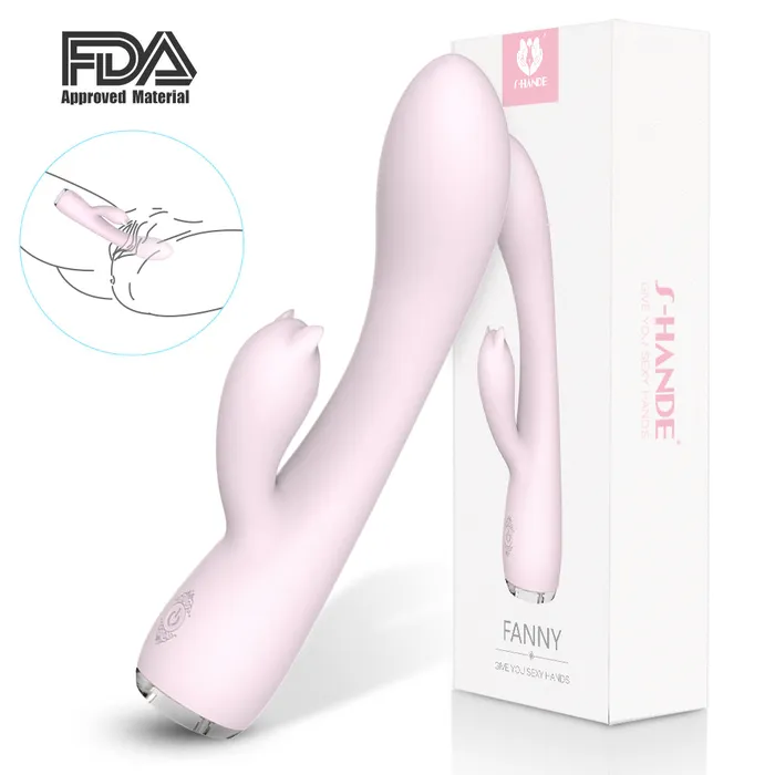 Vibrators SHD Shande FANNY S085 Rabbit Gspot Citoris Stimulate Vibrator